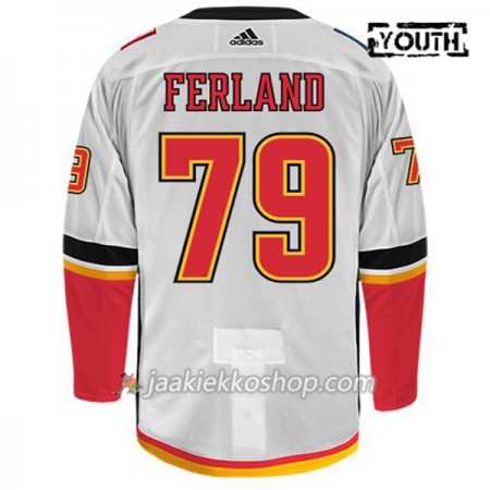 Lapsille NHL Calgary Flames Pelipaita MICHAEL FERLAND 79 Adidas Valkoinen Authentic